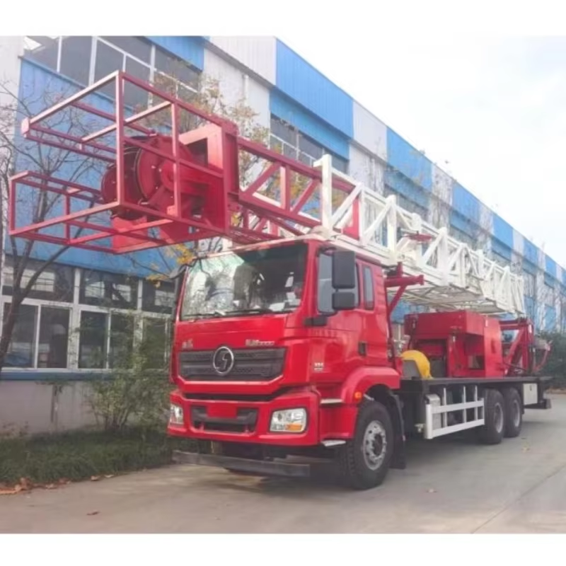 Excellent Performance Truck-Mounted Workover Rig XJ700(XJ250) XJ900(XJ350) Perfect Substitution for NOV Schlumberger Halliburton