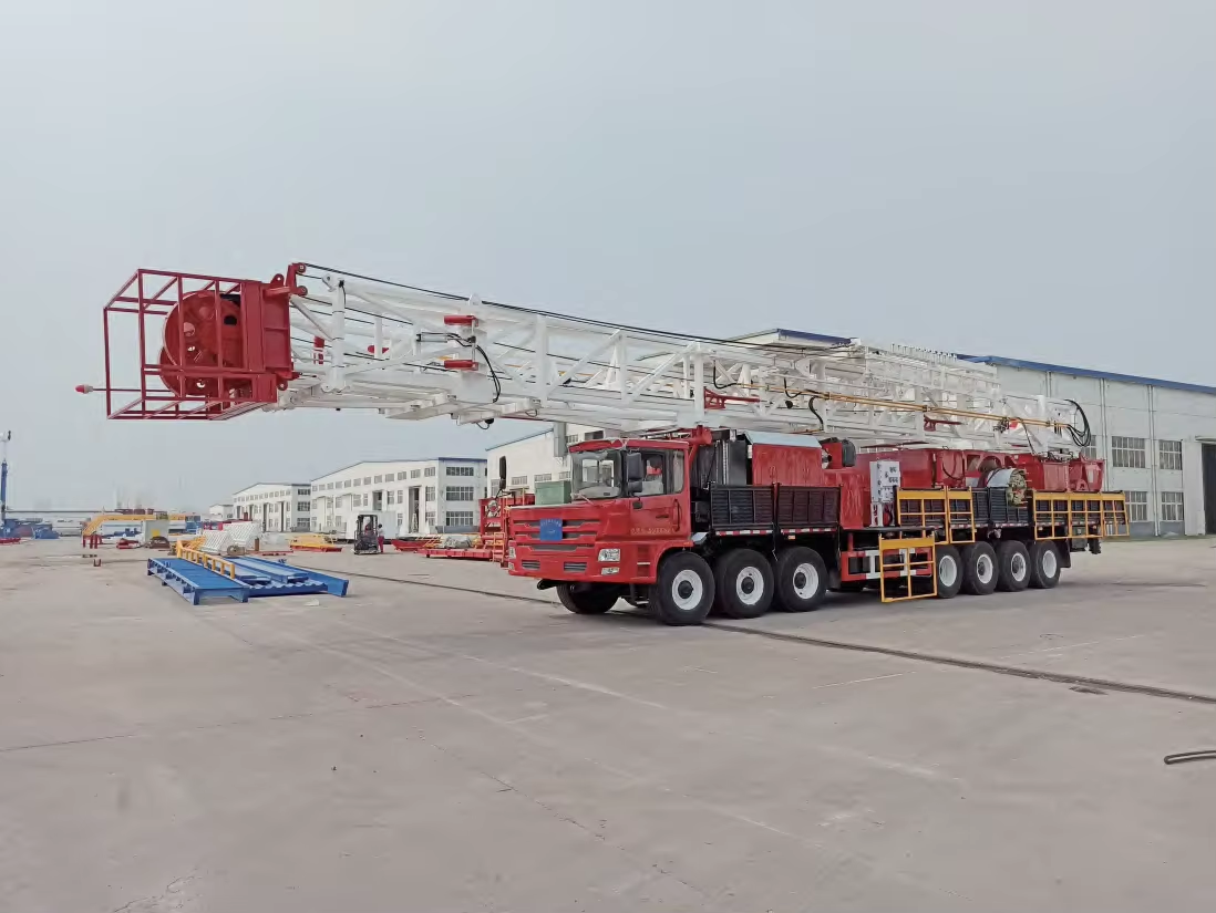 Truck Mounted Workover Rig Conventional Diesel Engine Perfect Substitution for NOV Schlumberger Halliburton Baker Hughes