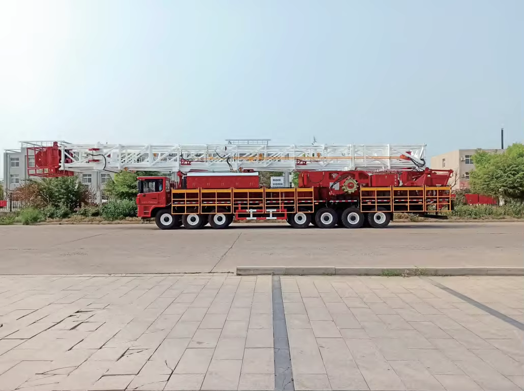High Performance Oilfield Truck Mounted Drilling Rig ZJ30DB Professional SJ Petrol NOV Oilfield Satisfying After-Sales Hot Sale