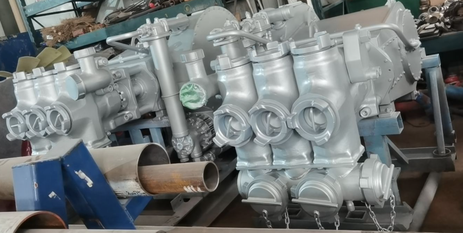 Hot Sale Cementing Pump HPT400 TP600 Halliburton SPM SERVA Cementing Operation Single Pump Pry Double Pump Professionally