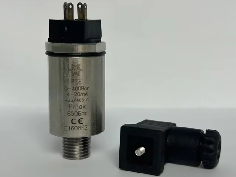 Pressure Sensor PTE High Accuracy Adjustable Membrane and Piston Oilfield Body in AISI 316 Connection DIN M12 ISO Certified