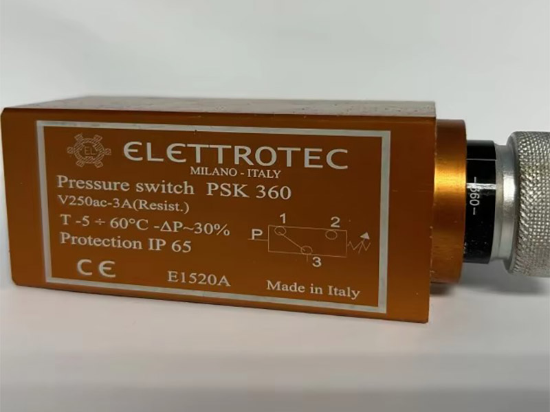 Pressure Switches PSK High Accuracy Adjustable Membrane and Piston Oilfield Anodized Aluminium Standard NBR ISO Certified